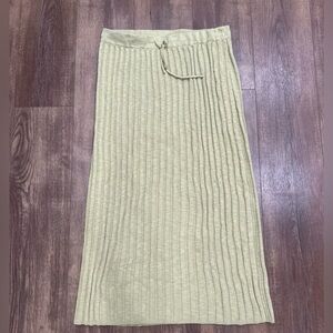 Free People Ribbed Knit Skirt